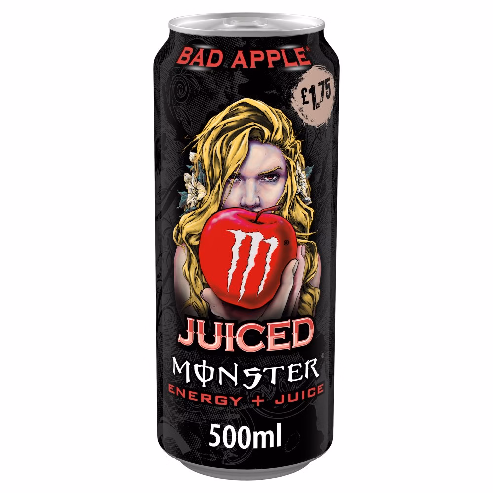 Monster Energy Bad Apple 12x500ml PMP £1.75
