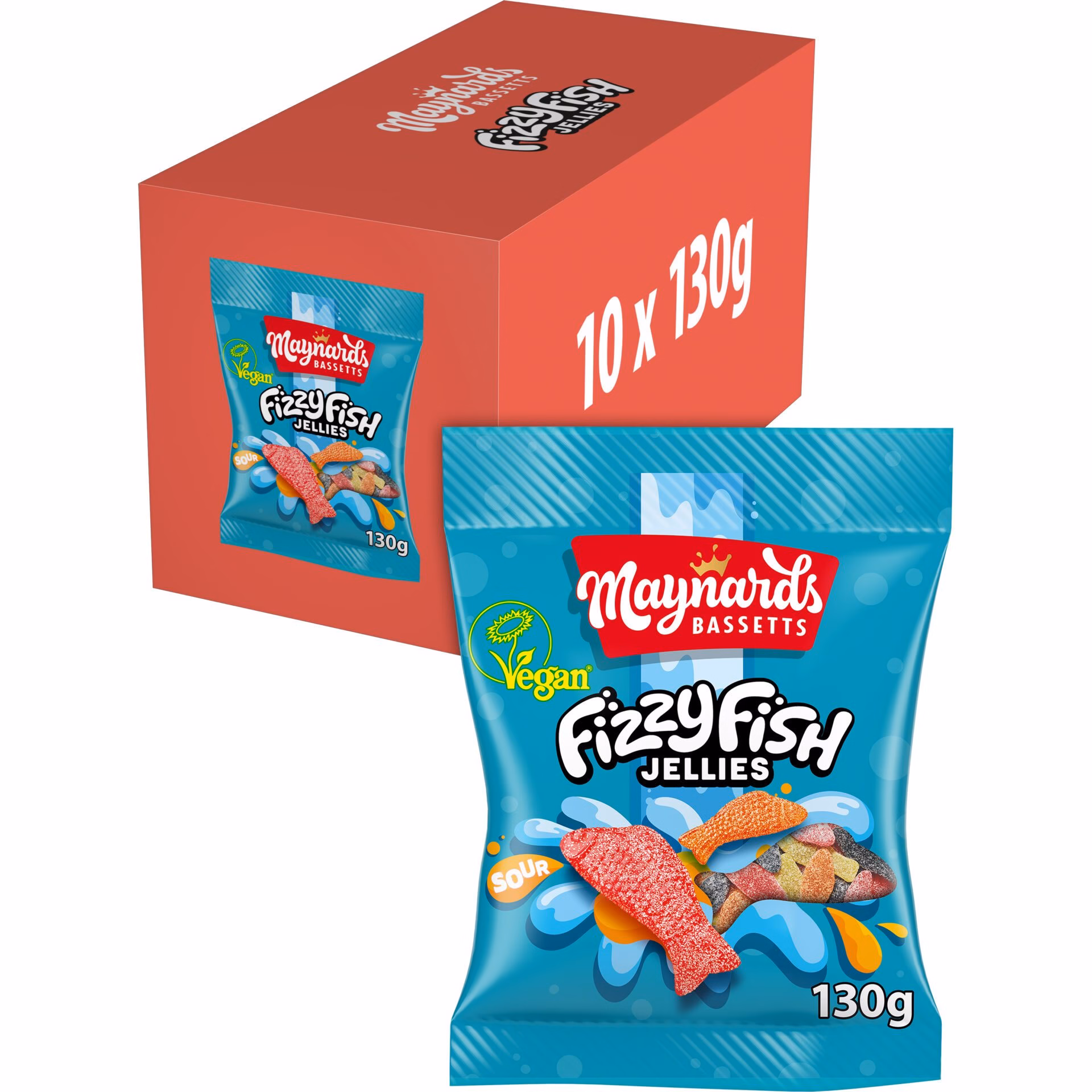 Maynards Fizzy Fish 10x110g