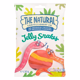 The Natural Confectionery Co. Jelly Snakes 10x110g