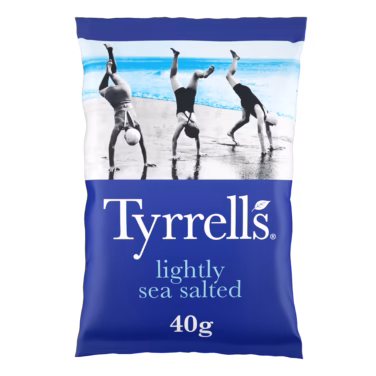 Tyrrells Lightly Sea Salted 24x40g