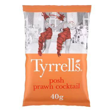 Tyrrells Posh Prawn Cocktail 24x40g