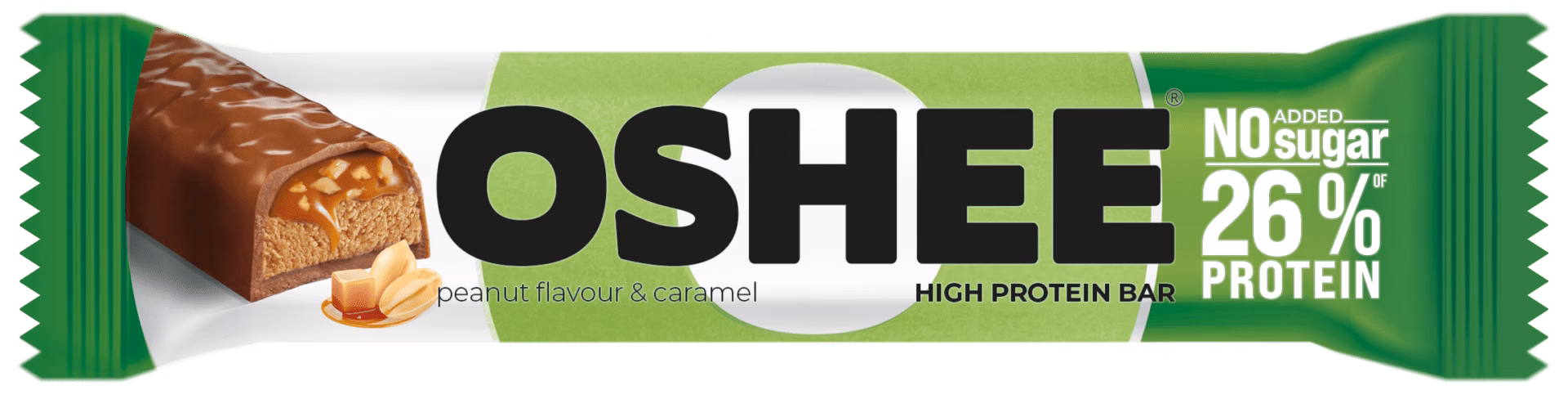 OSHEE PROTEIN BAR Peanut & Caramel 12x49g