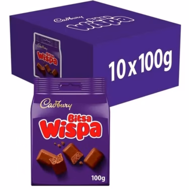 Cadburys Wispa Bites Bag 10x100g