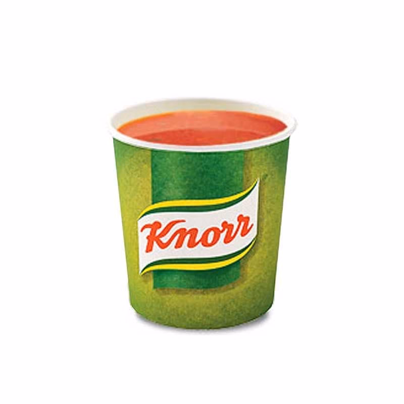 E/C Cover Incup Knorr Tomato Soup (12x25cups)