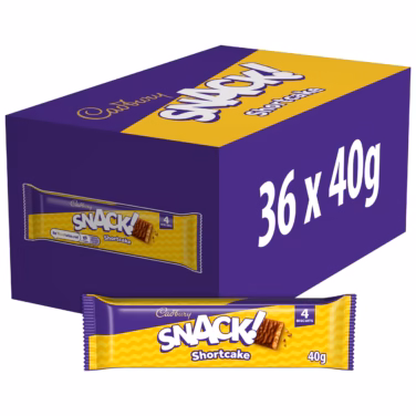 Cadburys Shortcake Snack 36x40g