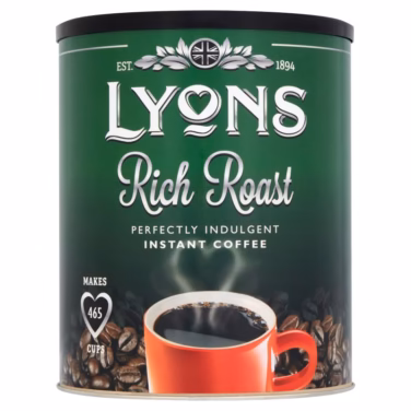 Lyons RICH Roast Coffee Tins 6x750g