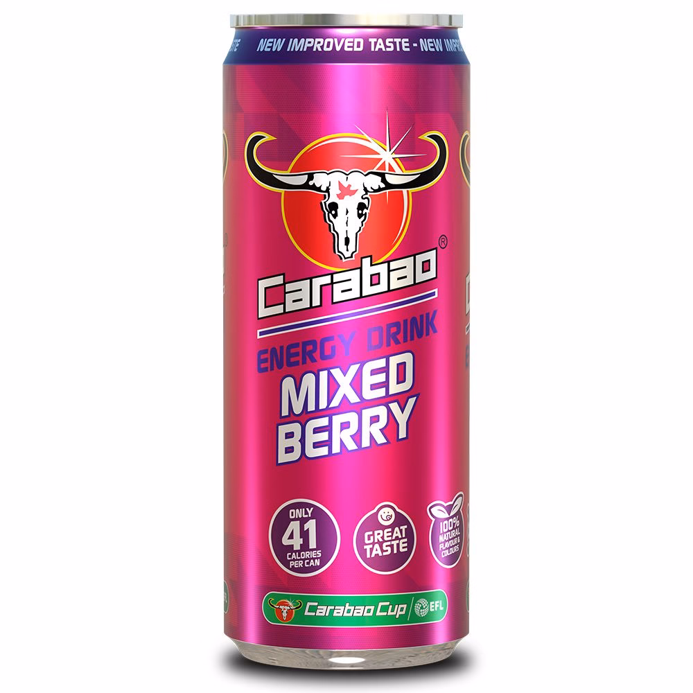 Carabao Energy CANS Mixed Berry 12x330ml