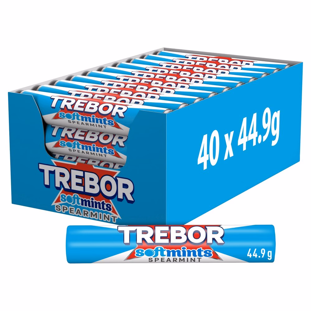 Trebor Softmints Spearmint 40x44.9g