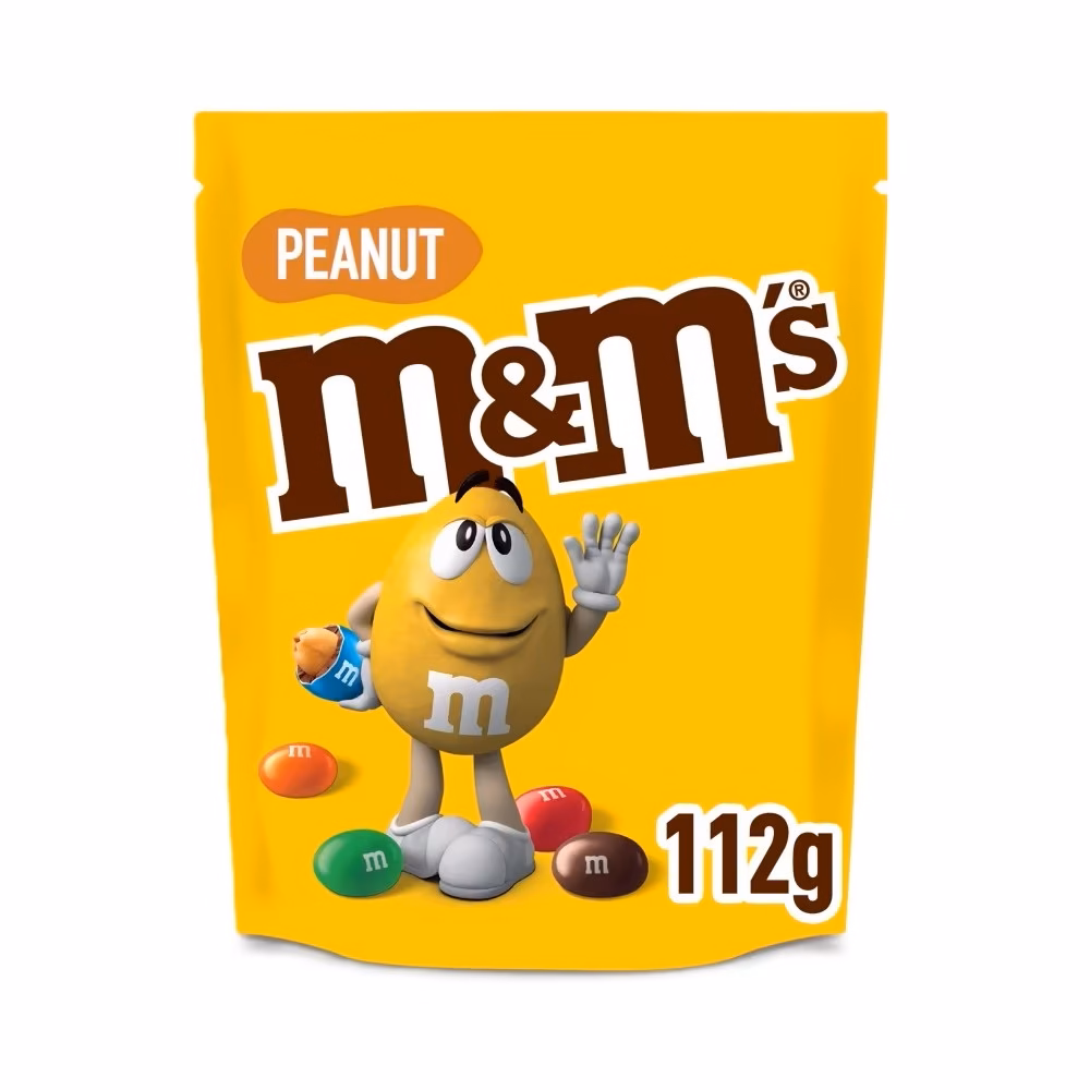 M&M Peanut Pouches 13x112g