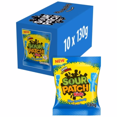 Sour Patch Kids Blue Raspberry Pouches 10x130g