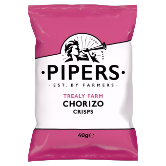 Pipers Crisps Trealy Farm Chorizo 24x40g