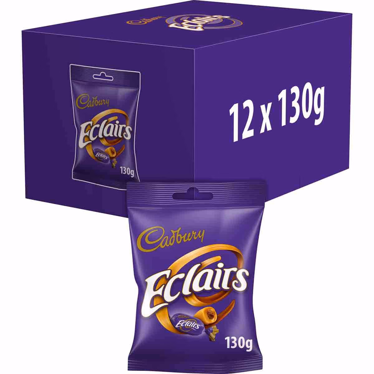 Cadburys Chocolate Eclairs 12x130g