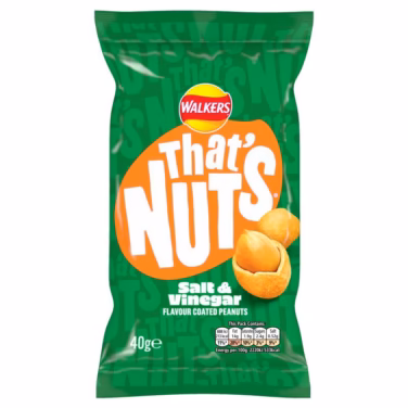 Walkers Thats Nuts Salt & Vinegar 20x40g