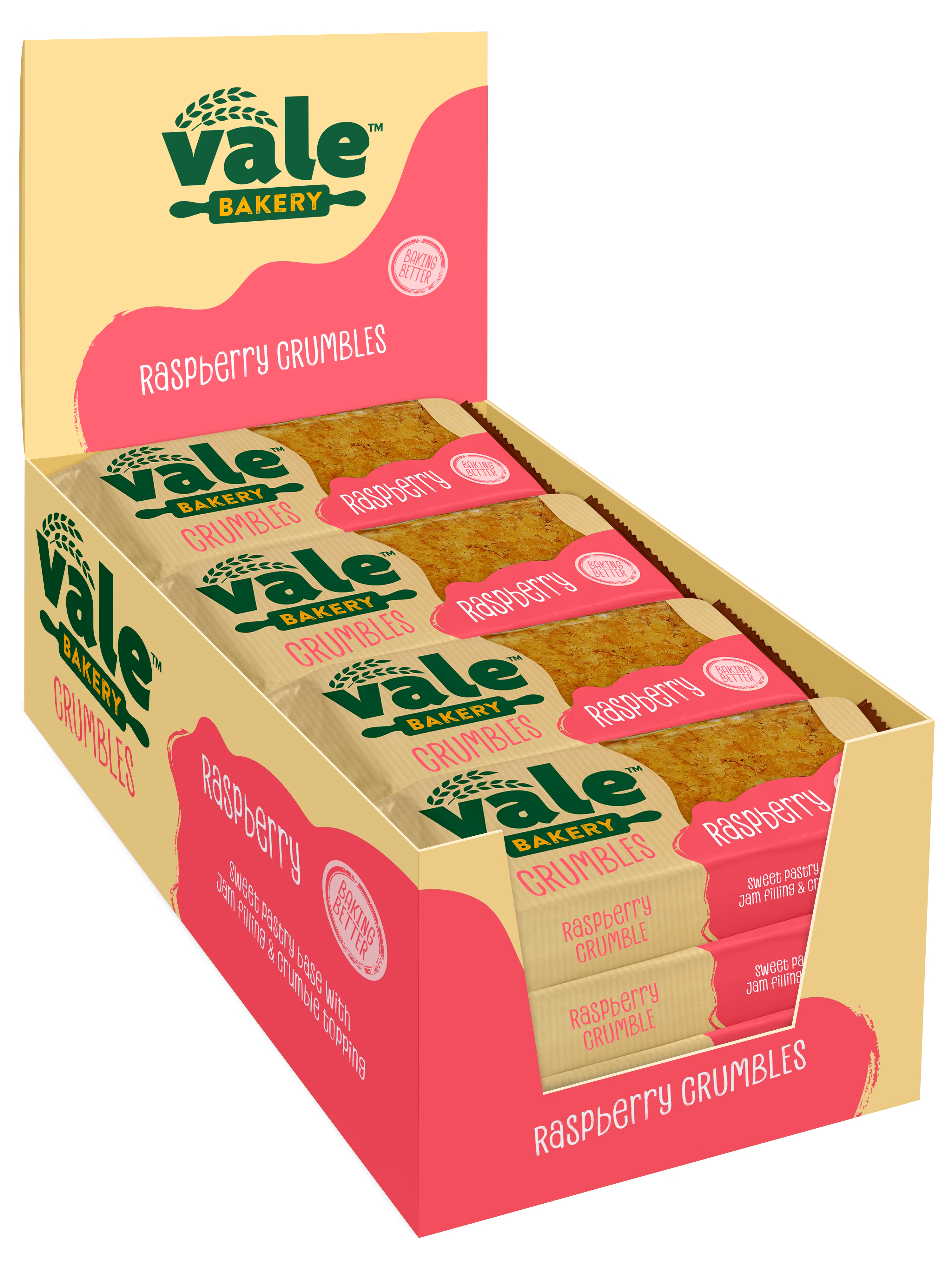 Devonvale Raspberry Crumble 16x80g
