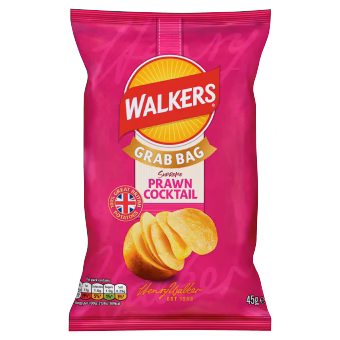 Walkers Grab Bag Prawn Cocktail 32x45g