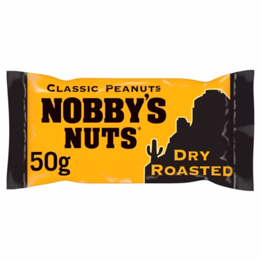 Nobby's Dry Roasted Peanuts 24x50g