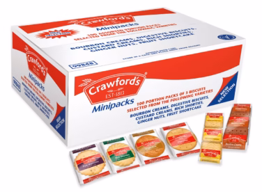 Crawfords Assorted Minipacks 100x32g