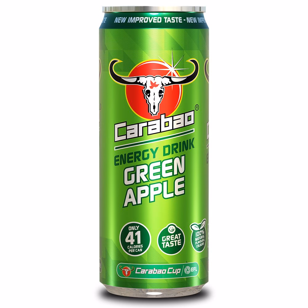 Carabao Energy CANS Green Apple 12x330ml
