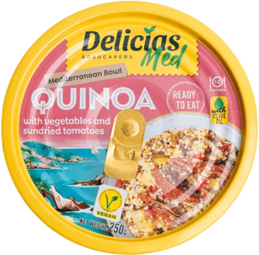 Delicias Med Quinoa, Vegetables & Sun-Dried Tomatoes 8x425ml