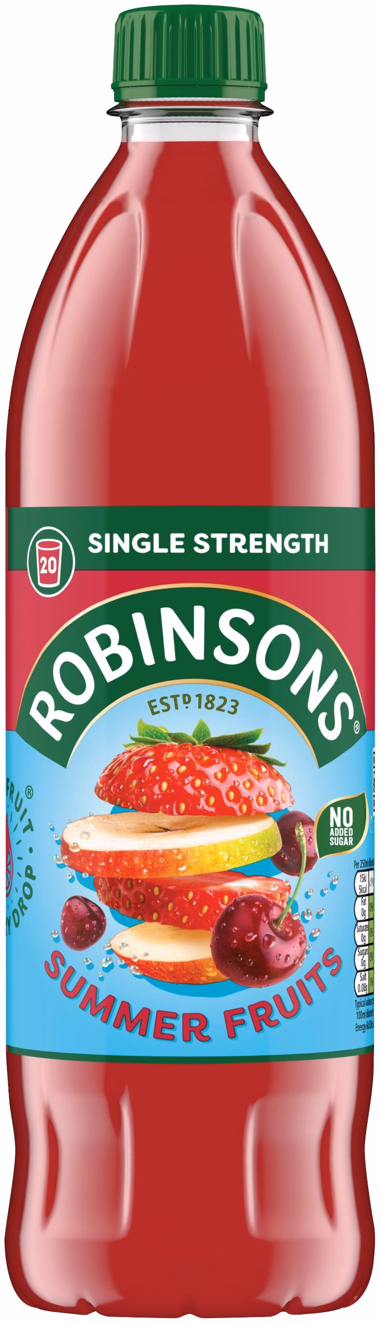 Robinsons 12x1Litre Summer Fruits NAS Squash