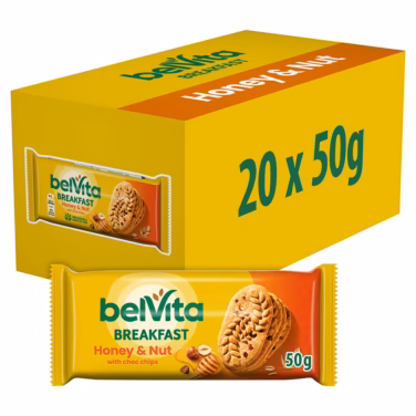 Belvita Honey Nut 20x50g