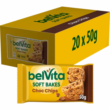 Belvita Soft Bake Choc Chip 20x50g