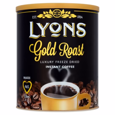 Lyons GOLD Roast Coffee Tins 6x750g