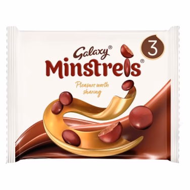 Galaxy Minstrels 12x3pack (individually Barcoded)