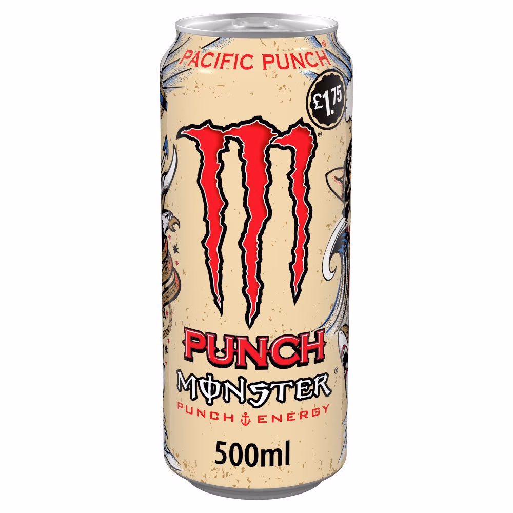 Monster Energy Pacific Punch 12x500ml PMP £1.75