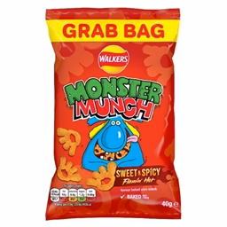 Monster Munch Grab Bag Sweet & Spicy Flamin' Hot 35x40g