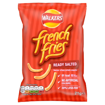 Walkers French Fries Ready Salted 32x21g