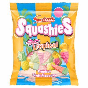 Swizzels Squashies Tropical Fruits 12x100g