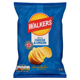 Walkers Cheese & Onion 32x32.5g