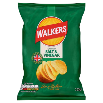 Walkers Salt & Vinegar 32x32.5g