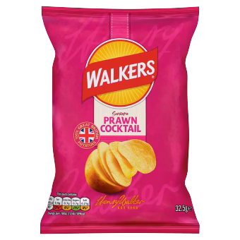 Walkers Prawn Cocktail 32x32.5g