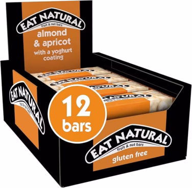 Eat Natural Almond & Apricot With A Yoghurt Coating 12x40g