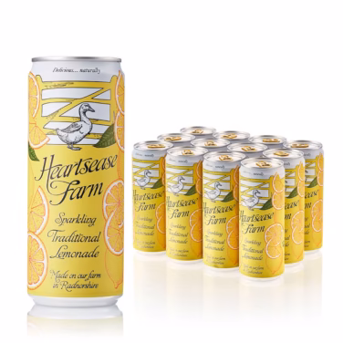 Heartsease Farm Sparkling Traditional Lemonade 12x330ml Cans