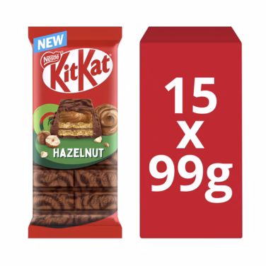 Kit Kat Hazelnut Sharing Block 15x99g
