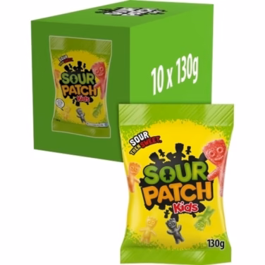 Sour Patch Kids Original Pouches 10x130g