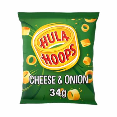 Hula-Hoops Cheese & Onion 32x34g