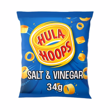 Hula-Hoops Salt & Vinegar 32x34g