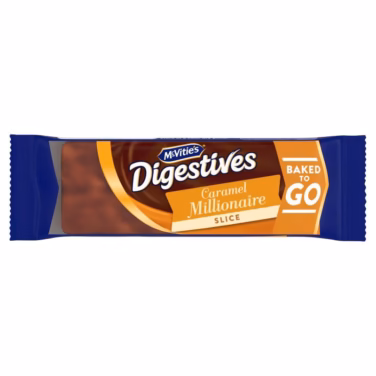 McVities Digestives Caramel Millionaire Slice 12x51g