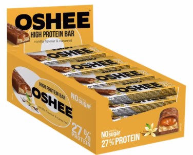 OSHEE PROTEIN BAR Vanilla & Caramel 12x49g