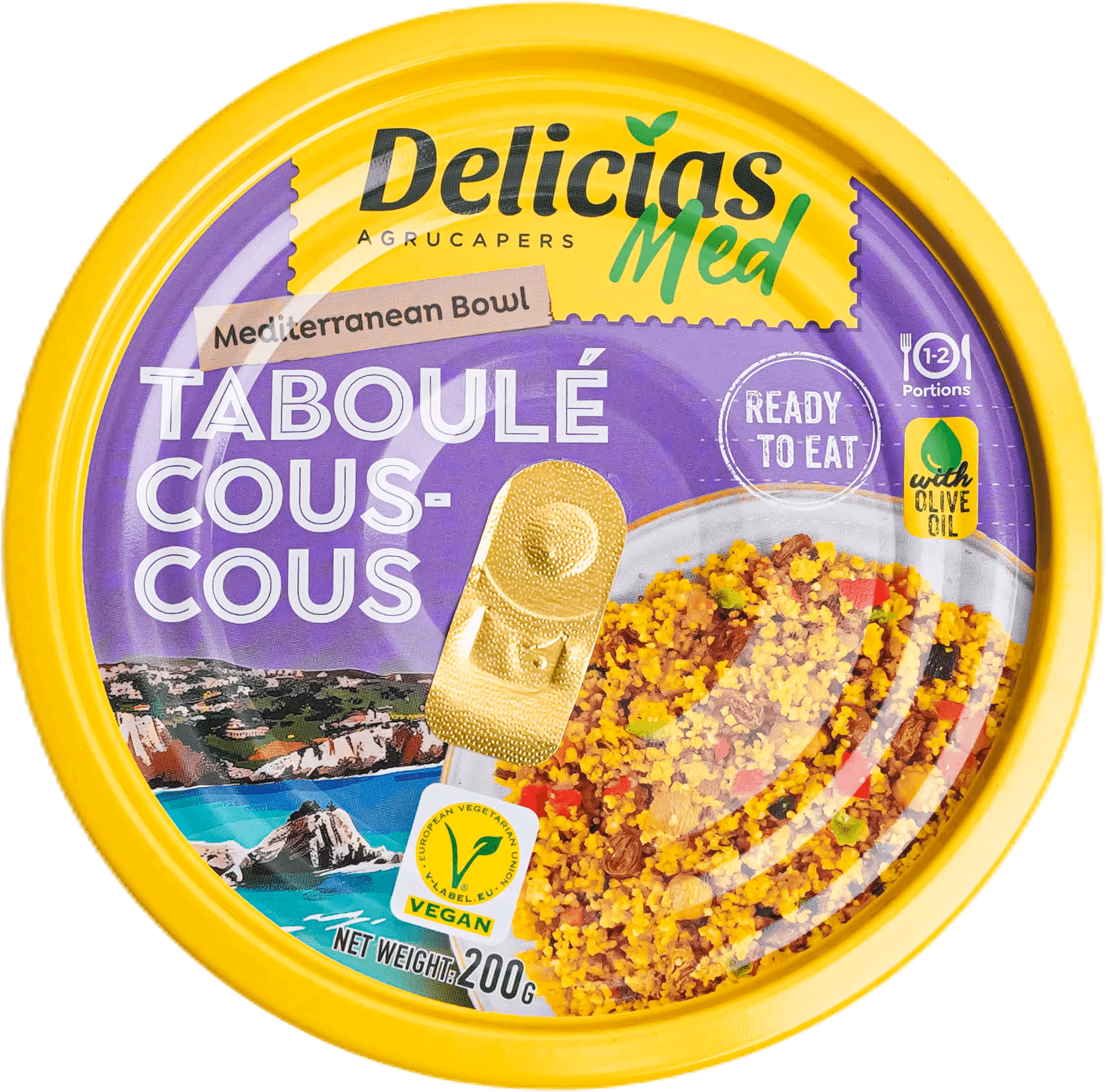 Delicias Med Taboule Cous Cous 8x425ml