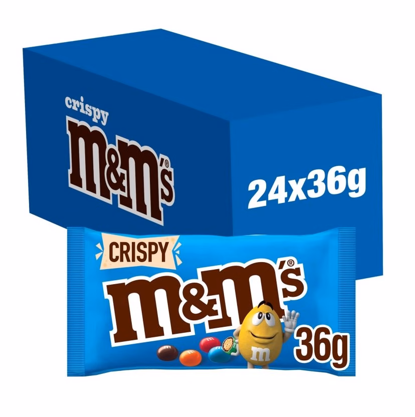 M & M Crispy 24x36g