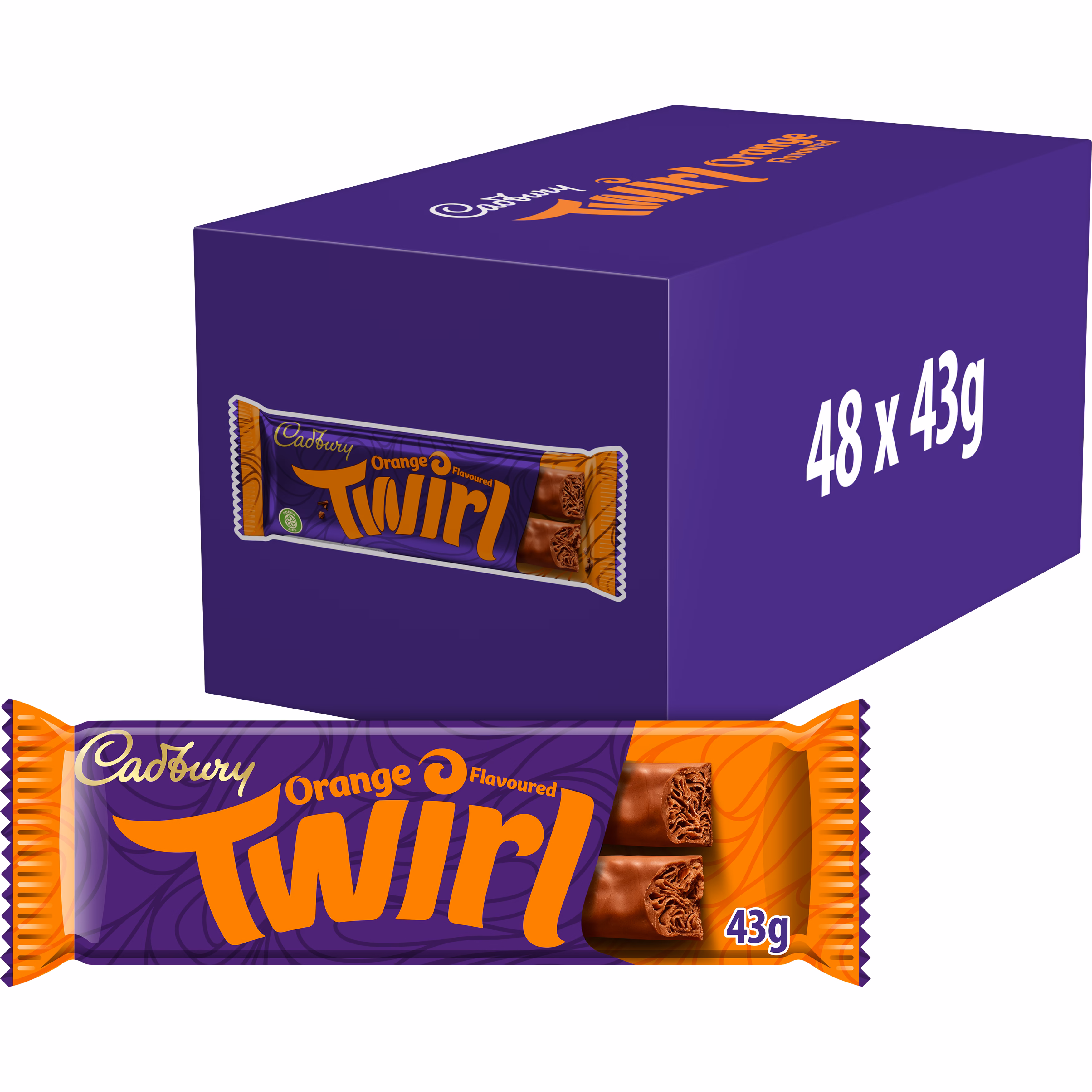 Cadburys Twirl Orange 48x43g