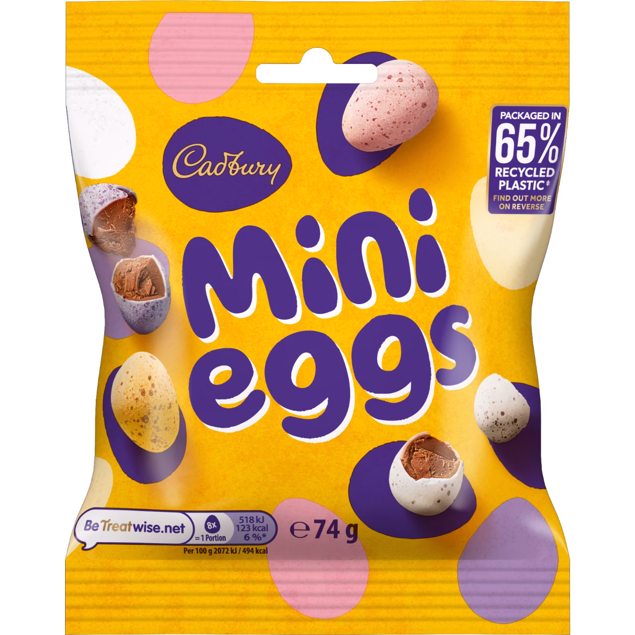 Cadburys Mini Eggs Pouches 24x74g