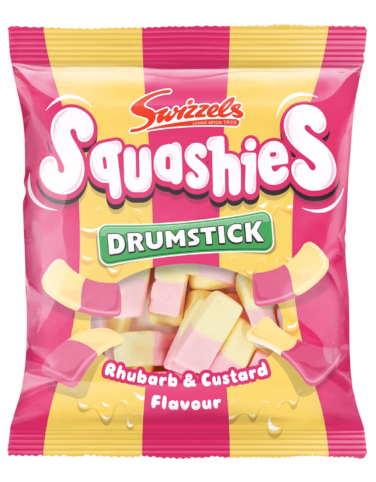 Swizzels Squashies Rubarb & Custard 12x120g