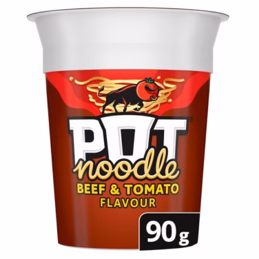 Pot Noodle Beef & Tomato 12x90g