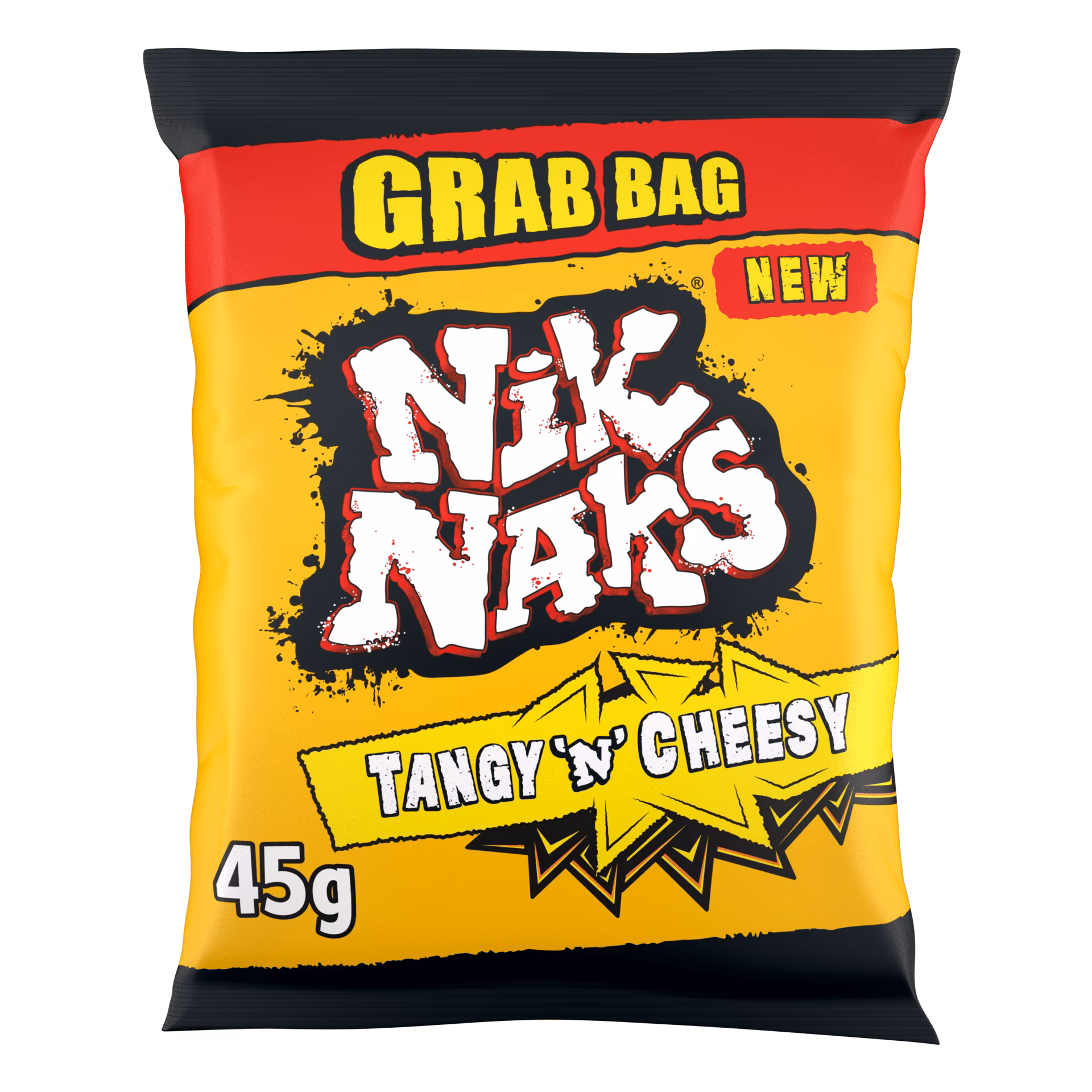 GRAB BAG Nik Naks Tangy n Cheesy 36x45g